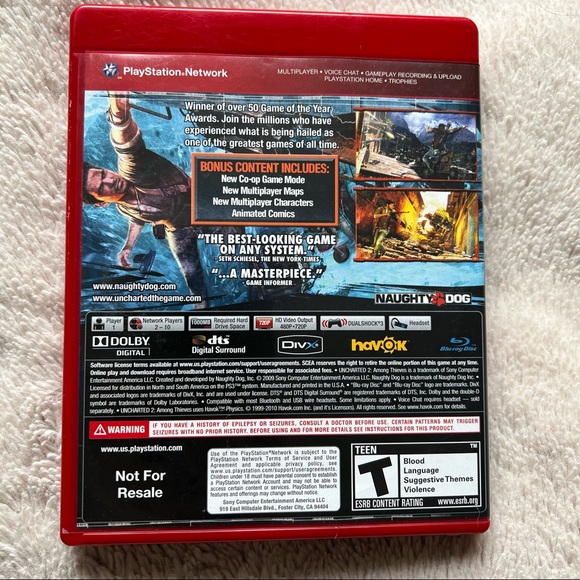 PLAYSTATION 3 Uncharted 2 Among Thieves Game of the Year Edition - Picture 2 of 5